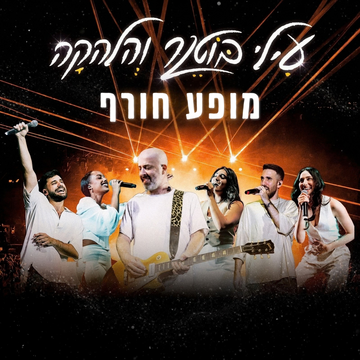 עילי בוטנר עם גיטרה וחברי הלהקה בכרזת מופע החורף